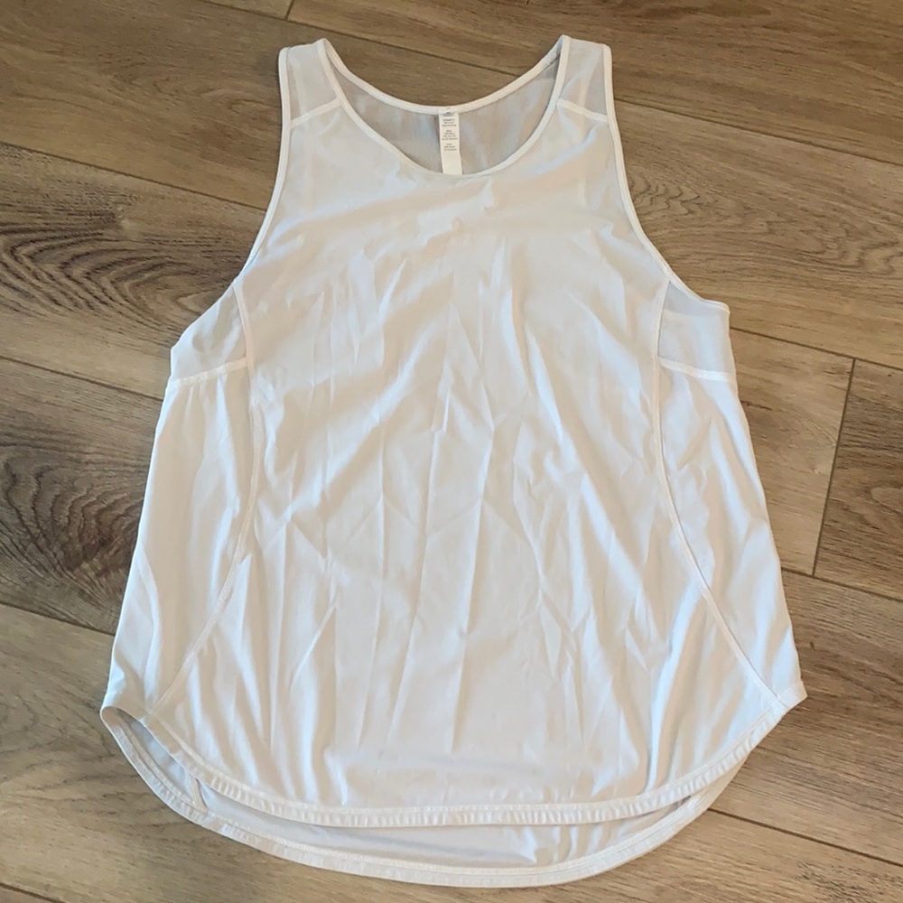 Lululemon white Sculpt tank top size 8